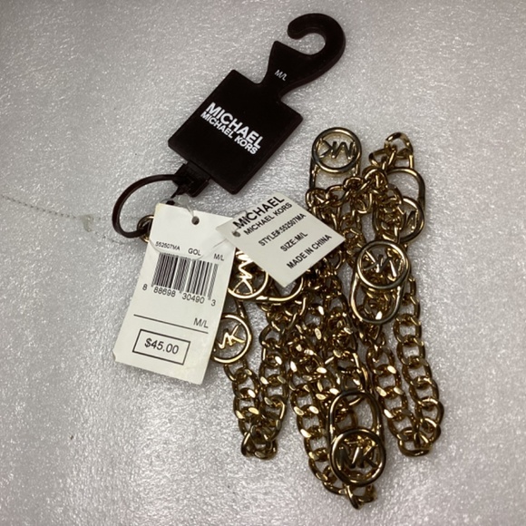 Michael Kors Gold-tone Chain Size M/L NWT - Picture 3 of 8